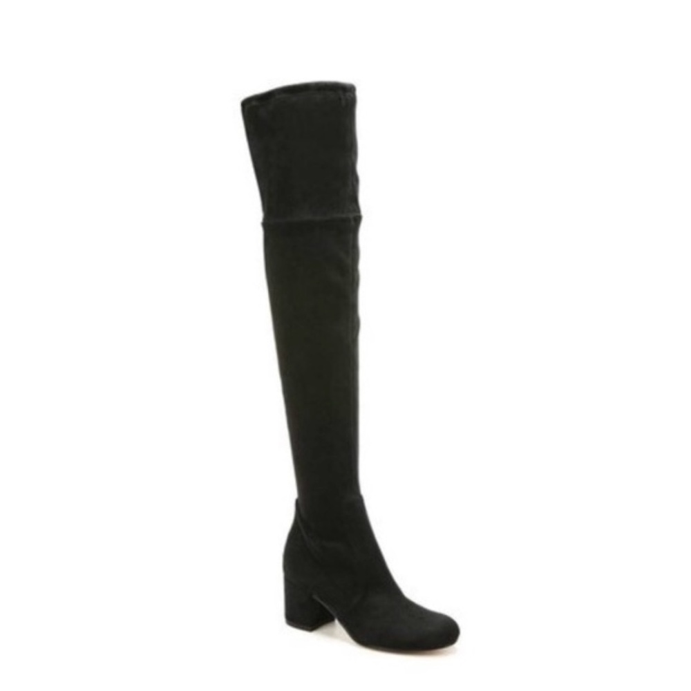 Sam Edelman Black Suede Over-the-Knee Boots